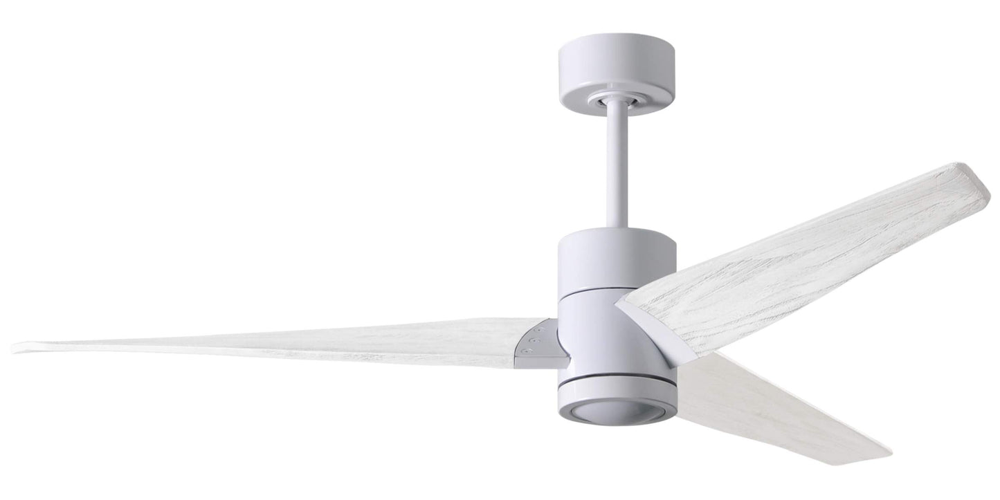 SJ-WH-MWH-60 Atlas Super Janet 60" Ceiling Fan in White with Matte White Blades