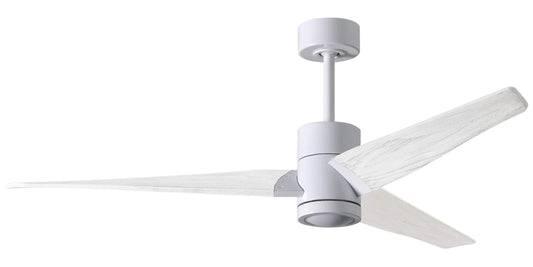 SJ-WH-MWH-60 Atlas Super Janet 60" Ceiling Fan in White with Matte White Blades