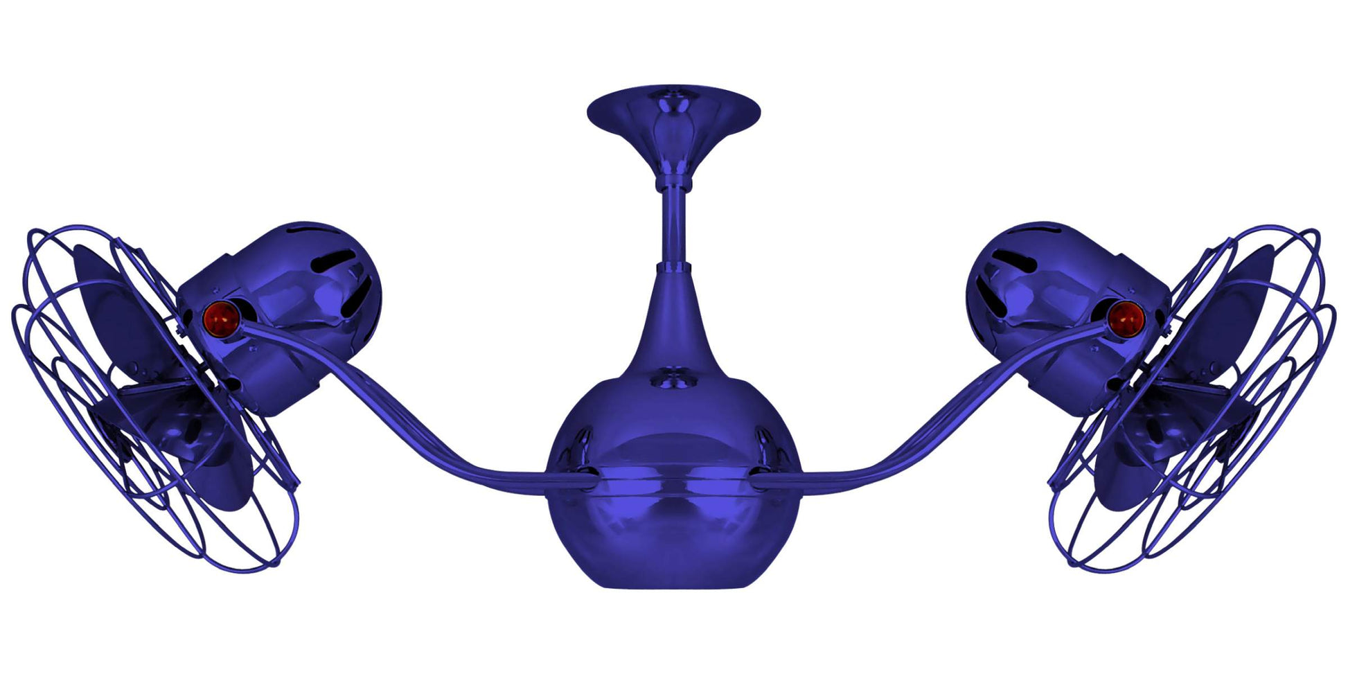 VB-BLUE-MTL Matthews Vent-Bettina 42" Ceiling Fan in Blue with Safira Blades