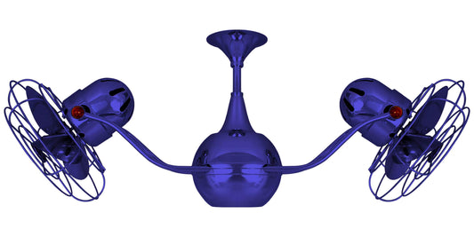 VB-BLUE-MTL Matthews Vent-Bettina 42" Ceiling Fan in Blue with Safira Blades