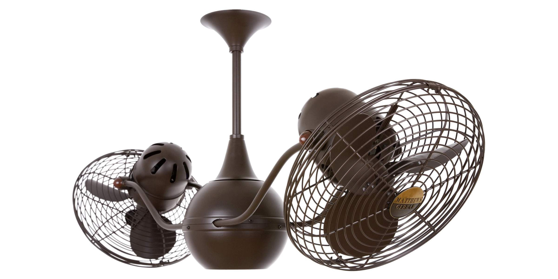 VB-BZZT-MTL Matthews Vent-Bettina 42" Ceiling Fan in Bronzette with Bronzette Blades