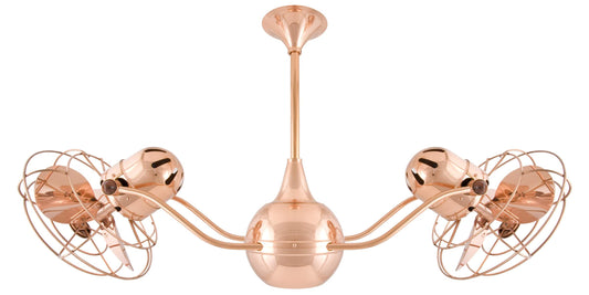 VB-CP-MTL Matthews Vent-Bettina 42" Ceiling Fan in Polished Copper with Polished Copper Blades