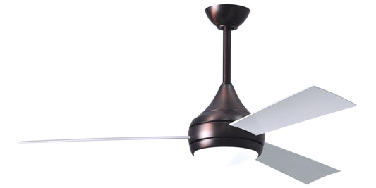 Matthews DA-BB-WH Donaire Stainless Steel Ceiling Fan