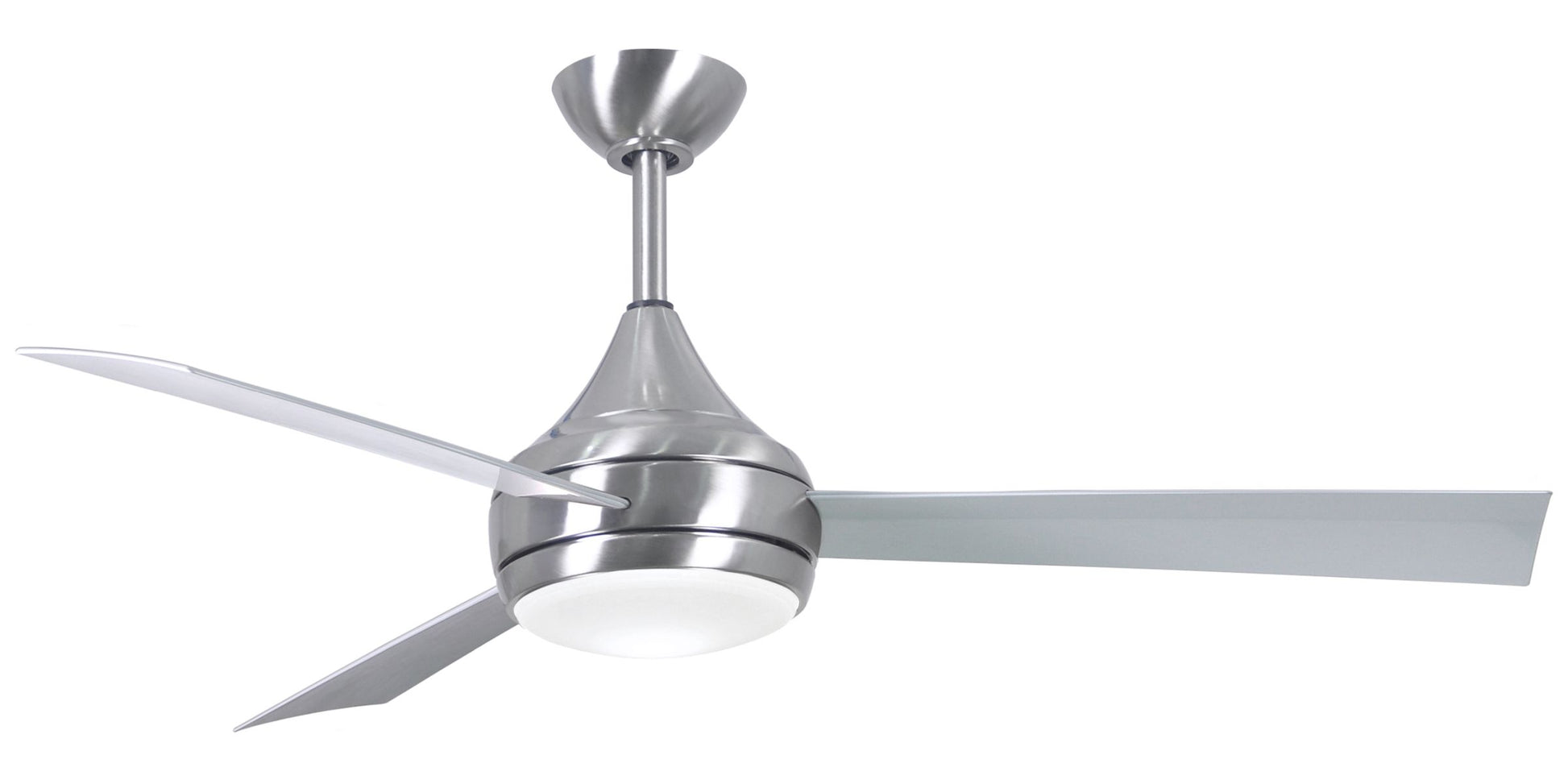 Matthews DA-BS-WH Donaire Stainless Steel Ceiling Fan