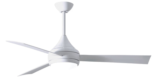 Matthews DA-WH-WH Donaire Stainless Steel Ceiling Fan